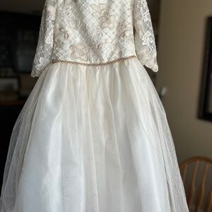 Size 4 little flower  girl dress